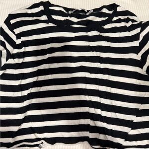 Pam & Gela Monochrome Striped Tee